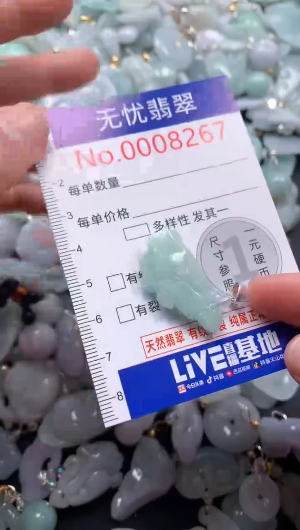 颈饰未镶嵌翡翠8267