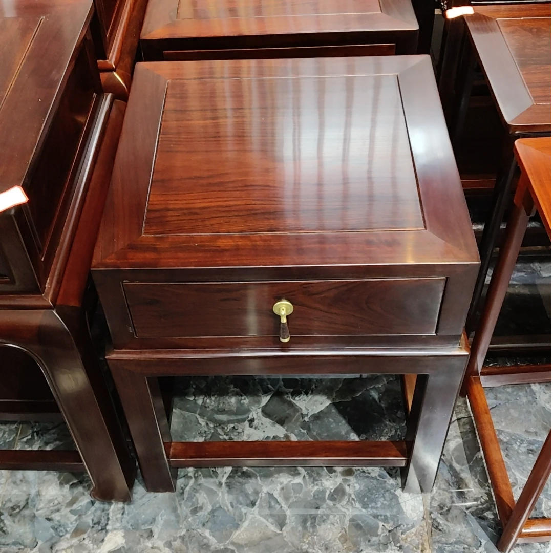 52*52原木高几客厅置物置物方几