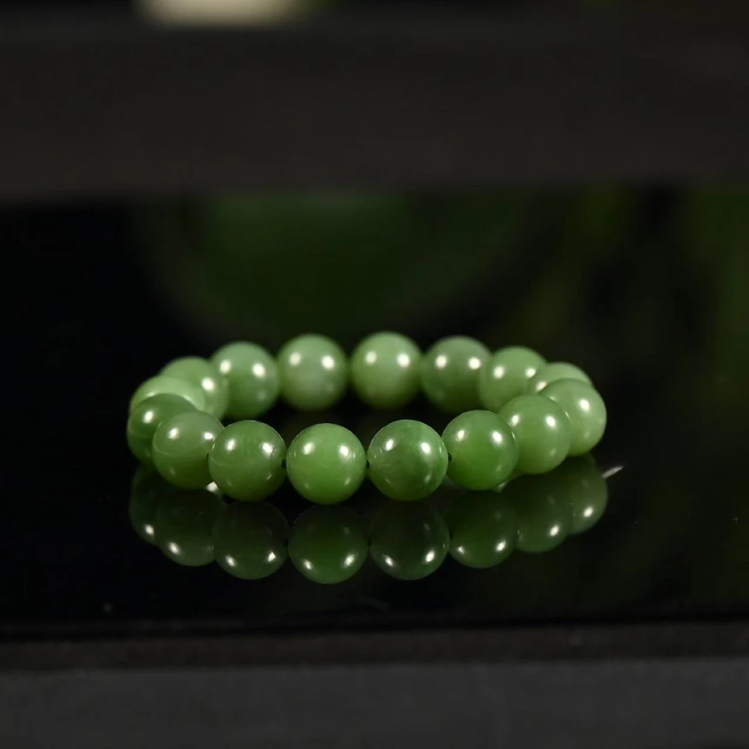 【公子优选】碧玉手串卡12mm（多样性发其一）18592