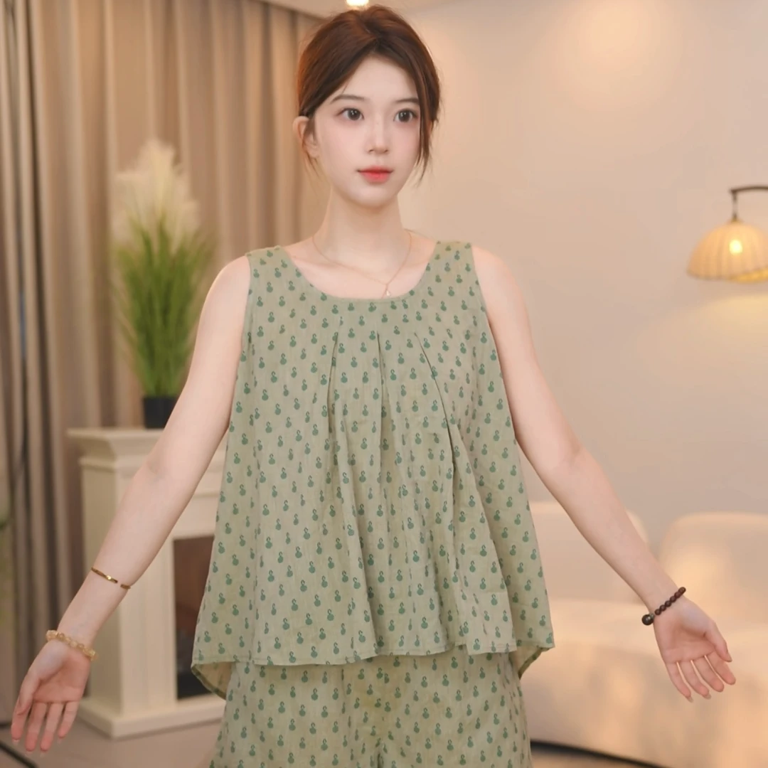 板栗小姐【豆沙】2025年新款女夏季甜美风高级家居服可外穿