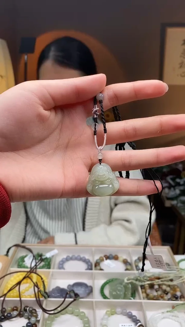 颈饰未镶嵌和田玉25佛公