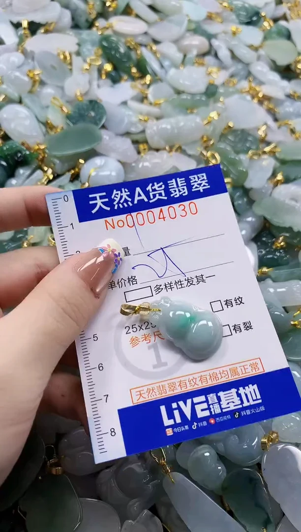 颈饰未镶嵌翡翠天然A货翡翠