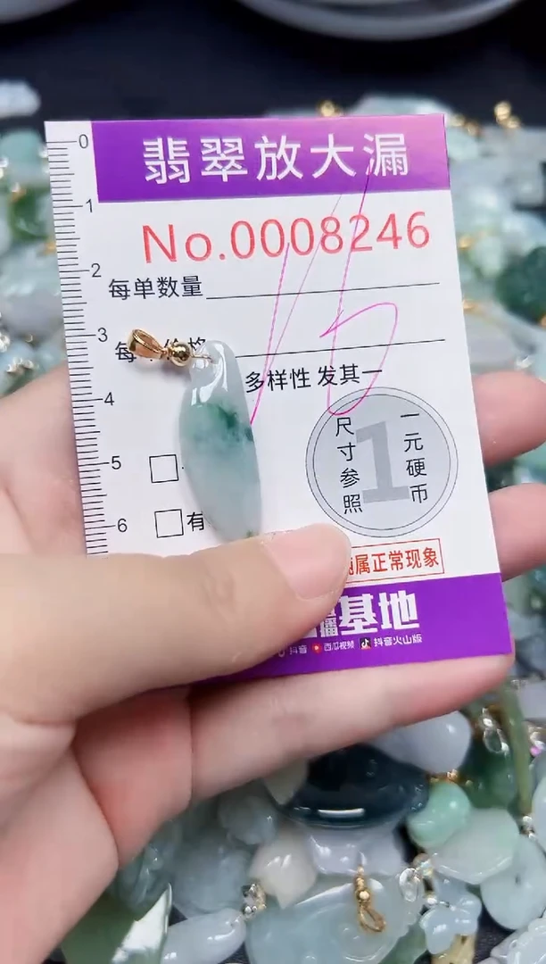 颈饰未镶嵌翡翠8246
