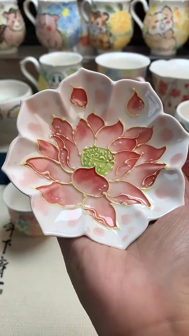 一味*莲瓣荷花碟