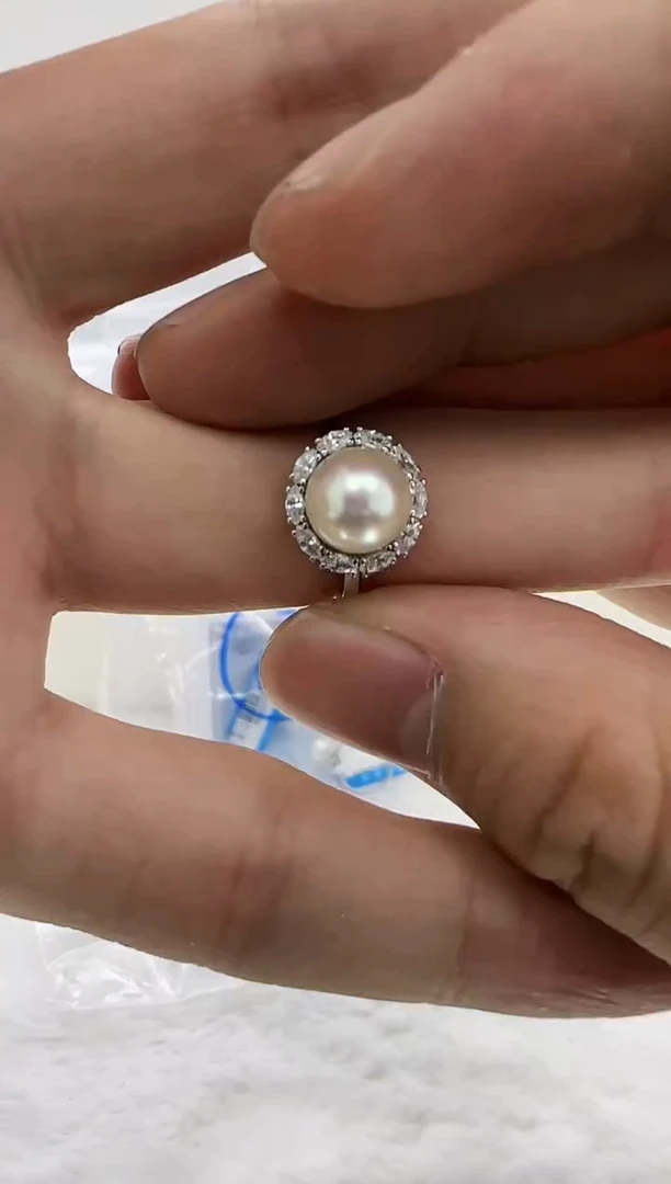 【闪购商品】海水珍珠DA银S925镶嵌c868 珍珠8