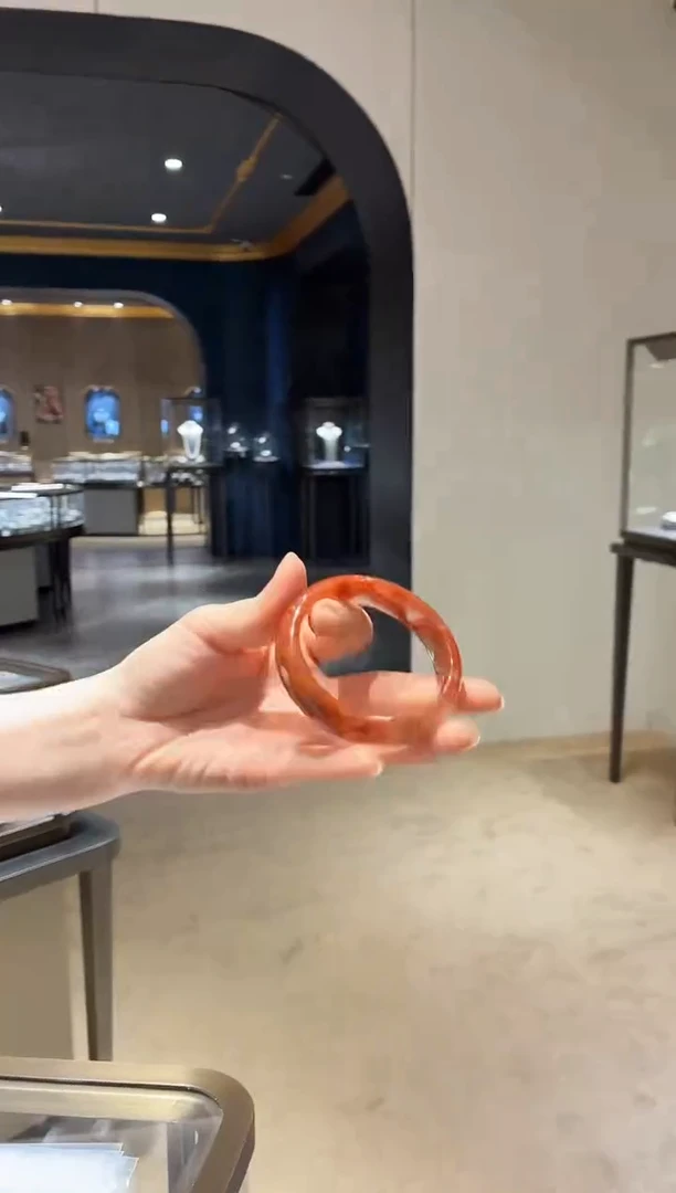 未镶嵌南红玛瑙手镯78【】不退不换圈口57-58