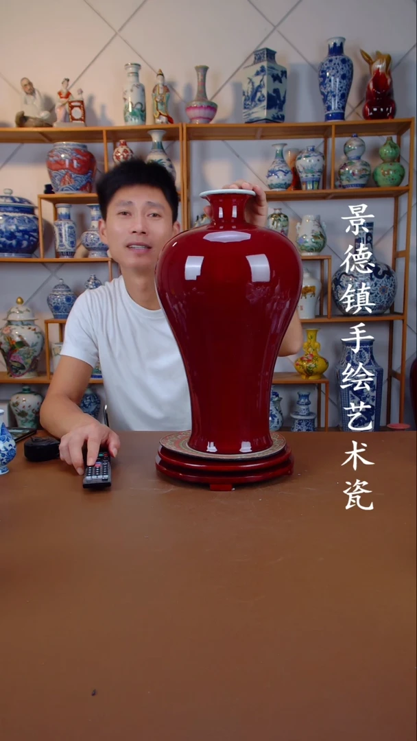 摆件景德镇手工手绘陶瓷摆件51