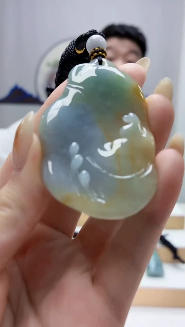 未镶嵌定制翡翠5028jw-毛货挂件6