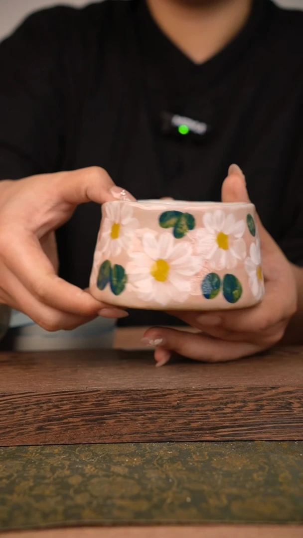 摆件泥垚手作 景德镇手工手绘器物