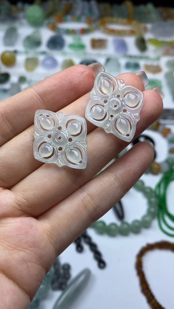 未镶嵌定制翡翠毛货定制不退不换