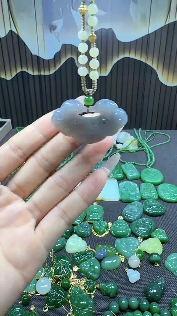 和田玉未镶嵌挂件1