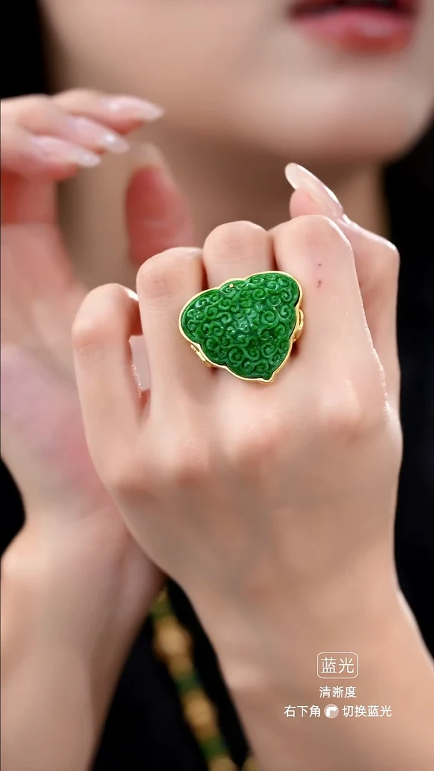 未镶嵌戒指翡翠39