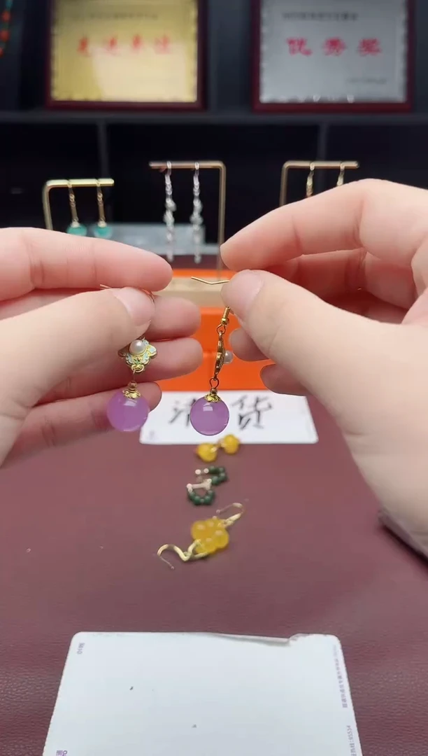 未镶嵌耳饰玛瑙/玉髓312