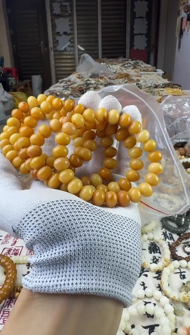 【闪购商品】菩提根/象牙果手串金算盘花皮体验款