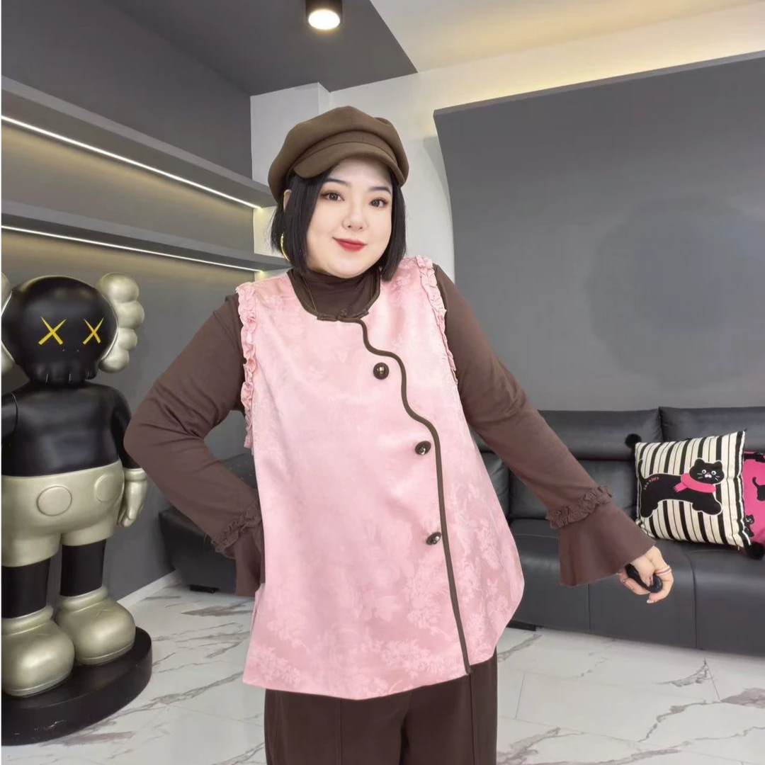 LDPL-粉雾杏花~国风马甲（不加棉）