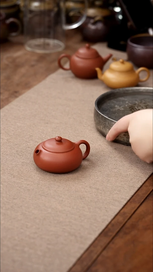 茶壶紫砂小号扁西施