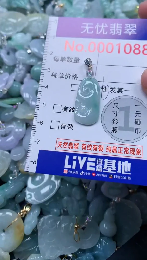 颈饰未镶嵌翡翠1088