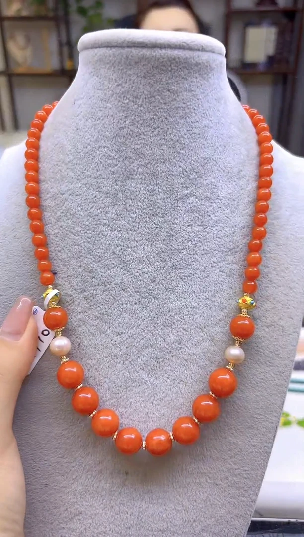 翡翠未镶嵌颈饰DIY款X710