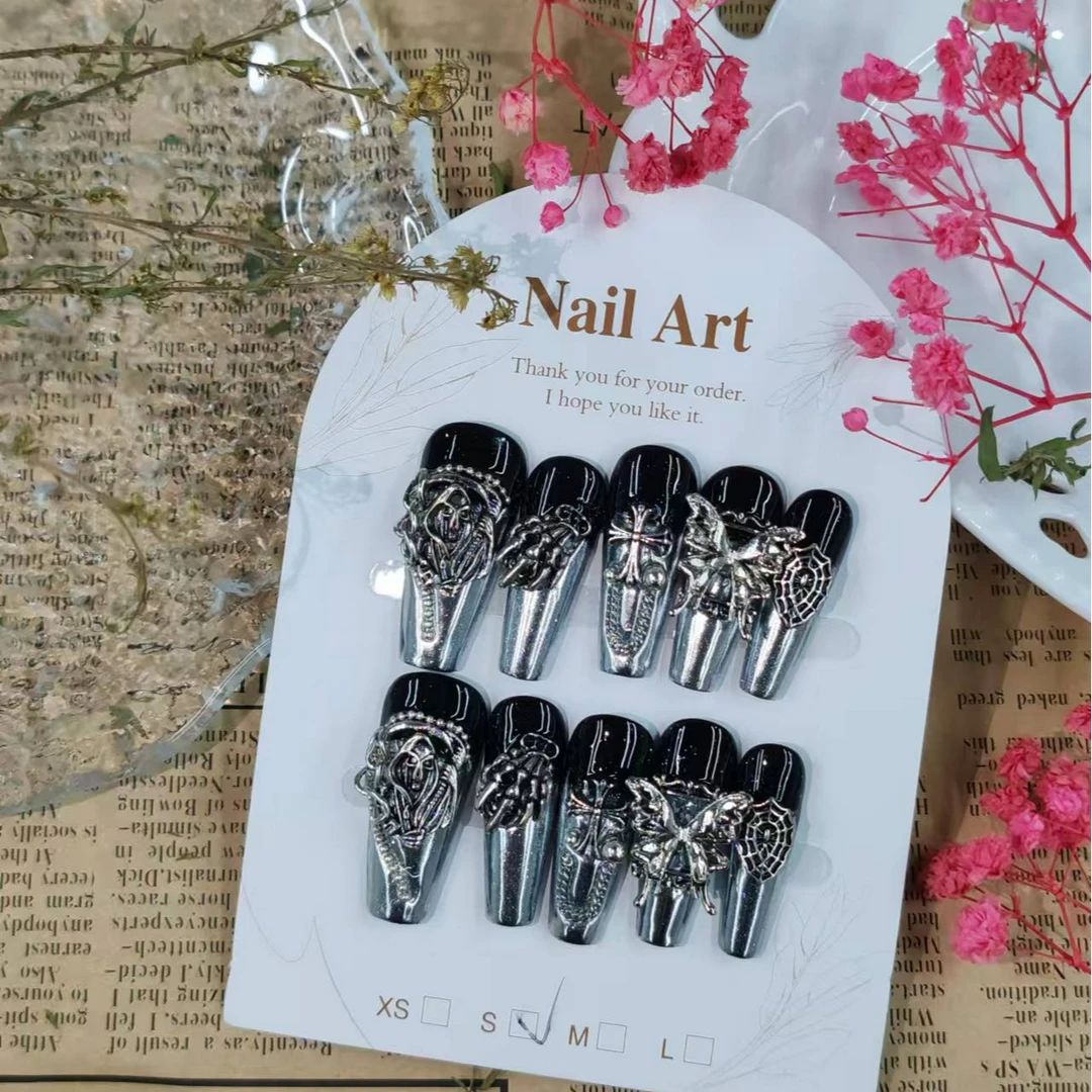 【全疆包邮006】高级纯欲纯手工穿戴甲ins风穿戴式可爱时尚高级