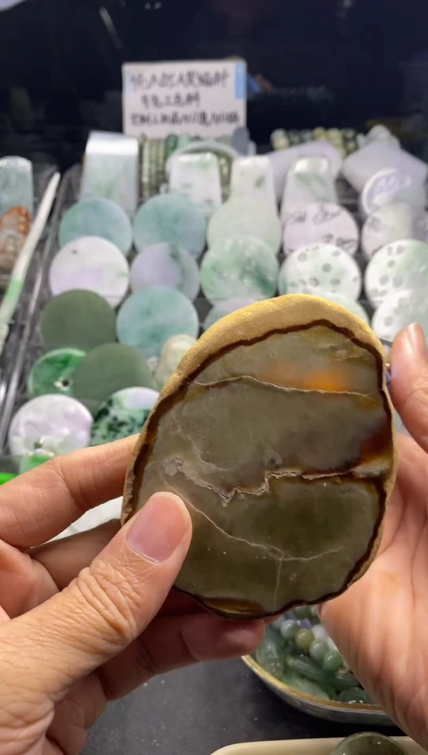 裸石翡翠翡翠A货23