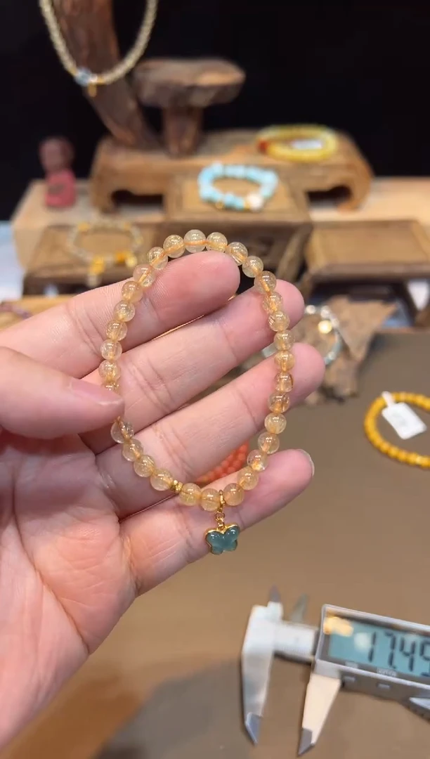 水晶手链未镶嵌手饰@@F3503