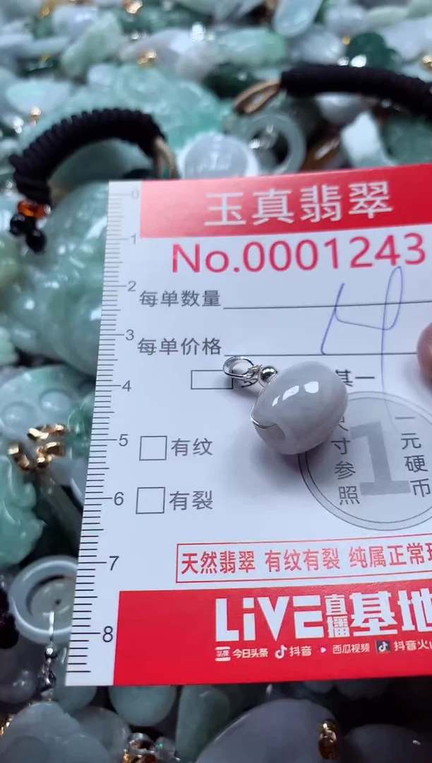 吊坠(不含链)未镶嵌翡翠1243