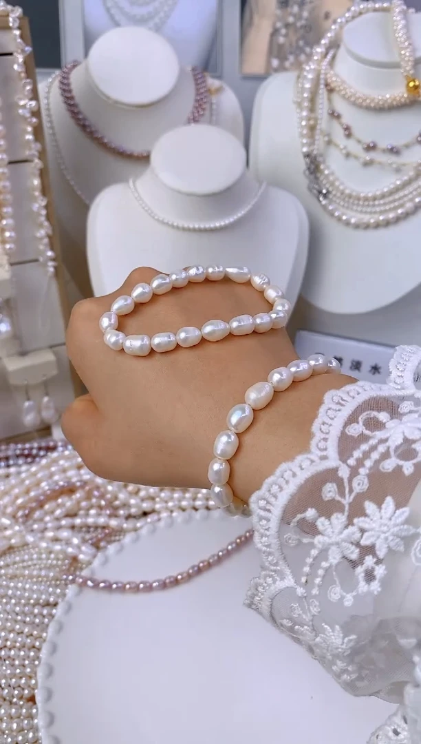 淡水珍珠未镶嵌颈饰S03