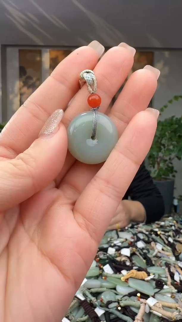 颈饰未镶嵌和田玉拍一发一多样性发货