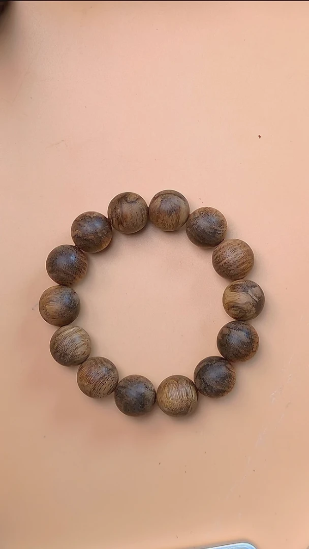 沉香手串柬埔寨菩萨棋单圈16mm