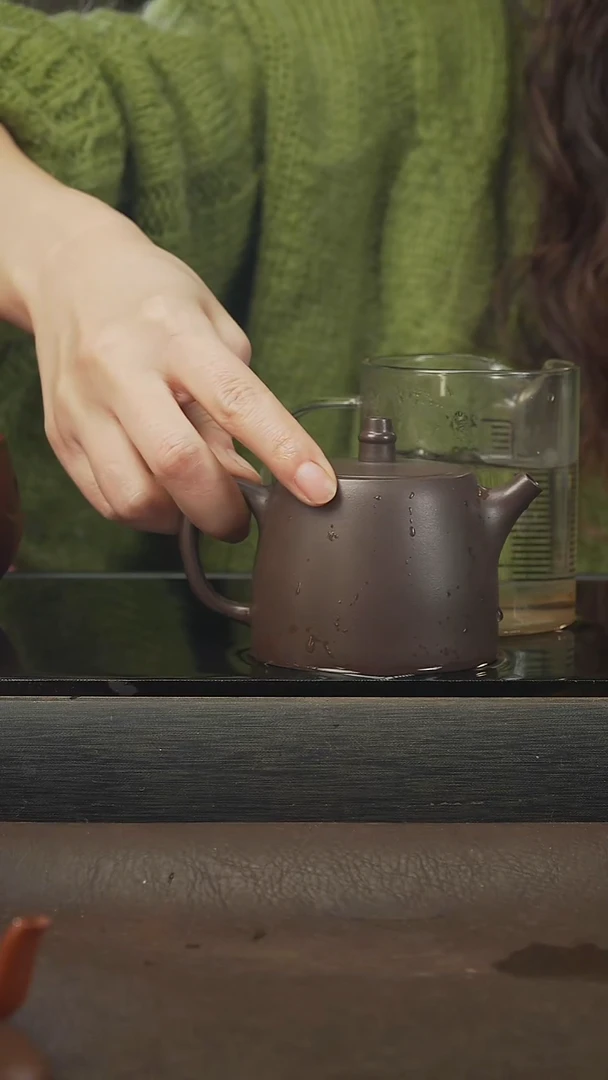 茶壶紫砂汉铎，紫泥，200cc