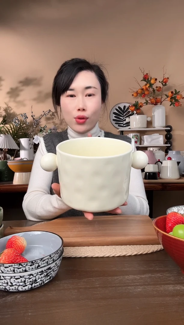 【闪购商品】瓷片6.3英寸球球钵钵鸡碗微瑕