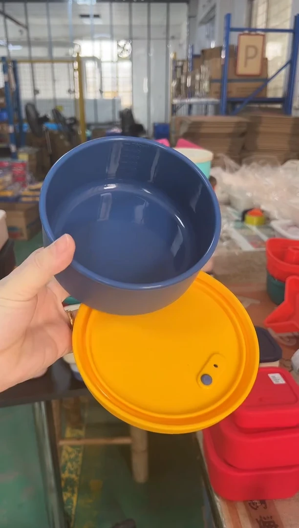 硅胶-蓝底黄盖-700排气圆盒