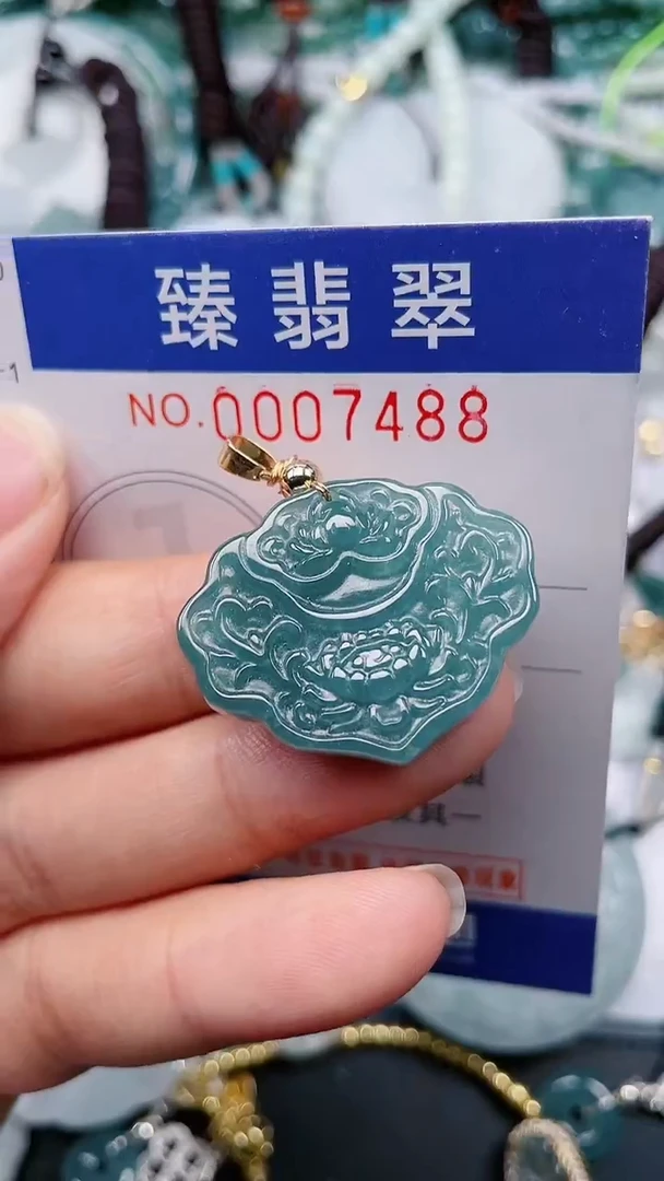 颈饰未镶嵌翡翠.0007488