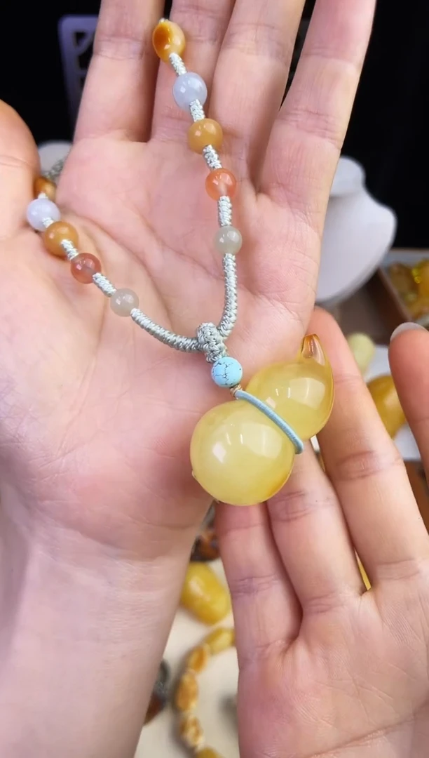 未镶嵌琥珀珠宝奇石兰*草柒月