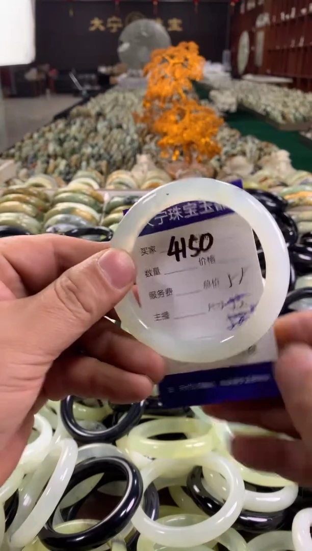 未镶嵌蛇纹石玉手镯4150