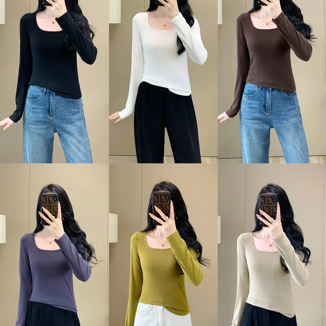 U领秋冬打底衫 8715