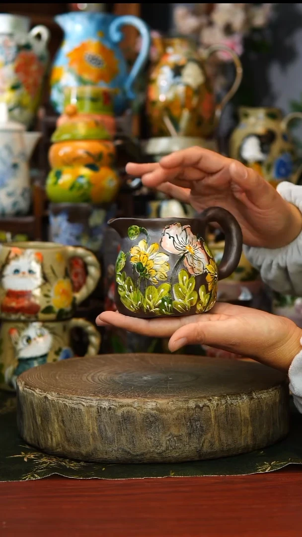 陶瓷31景德镇手工手绘釉下彩