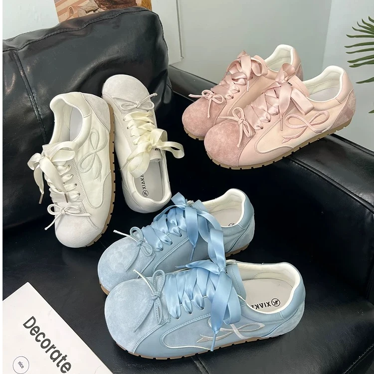 2025夏季新款增高4cm德训小白鞋网布透气高弹力系带1518