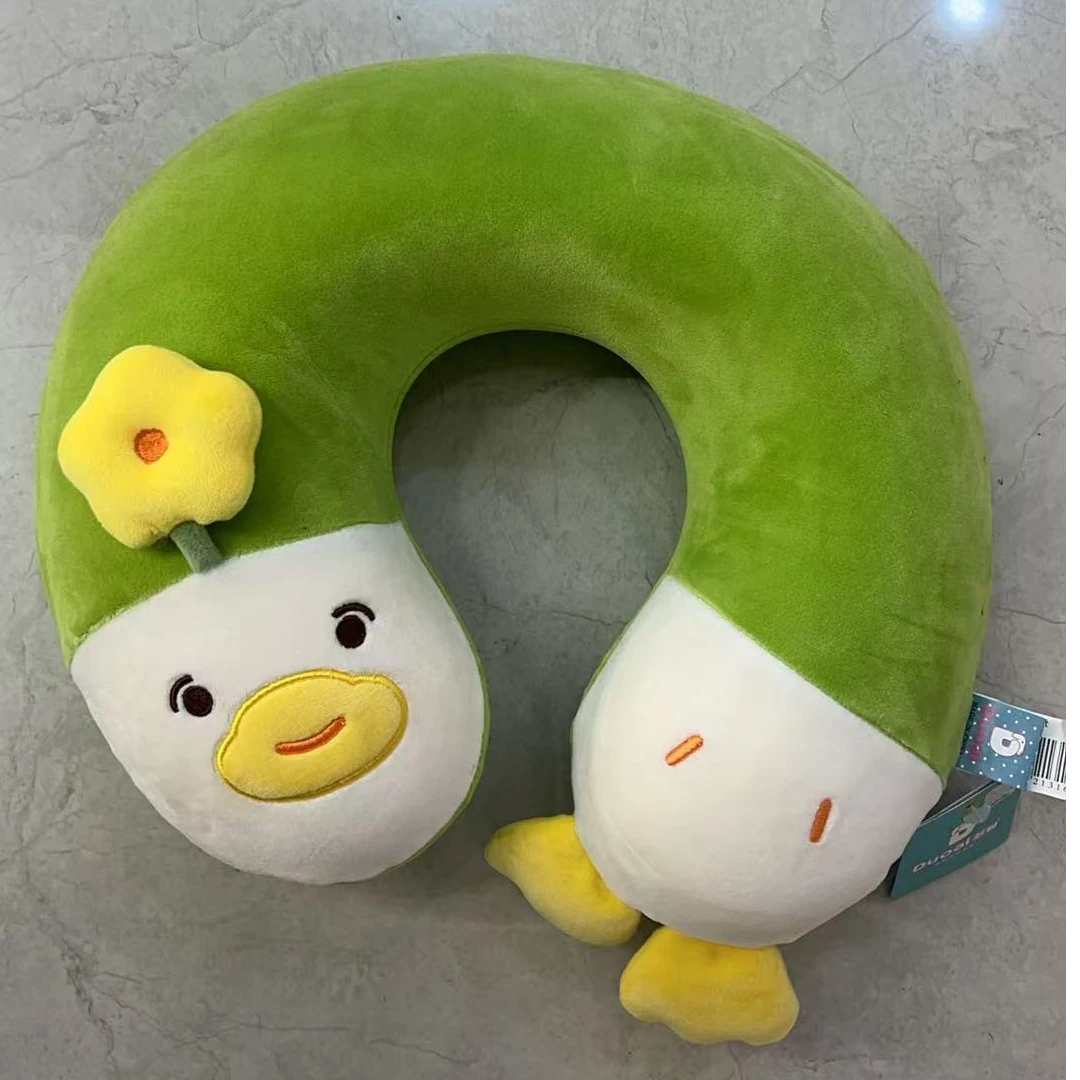 苦瓜鸭u型枕旅行颈椎枕头记忆棉头枕u形脖枕护脖子靠枕护颈枕