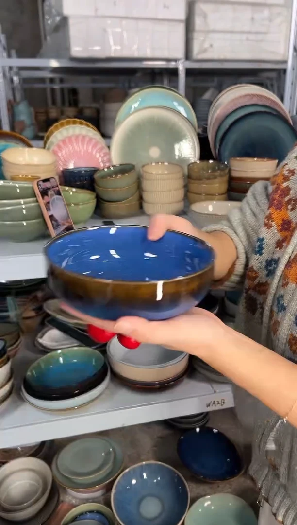 陶瓷外贸尾货瑕疵满20包邮重瑕特价孤品清仓X面碗