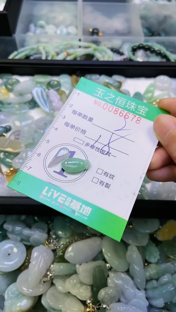 翡翠未镶嵌颈饰闪购0086678