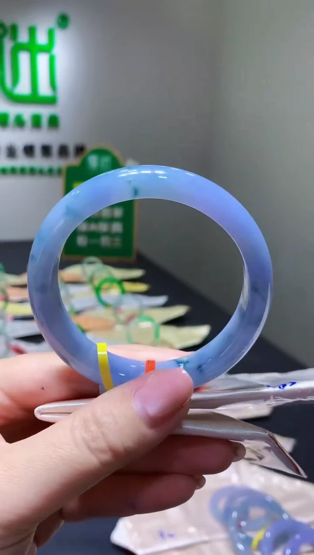 未镶嵌手镯翡翠-天然缅甸A货翡翠60正圈