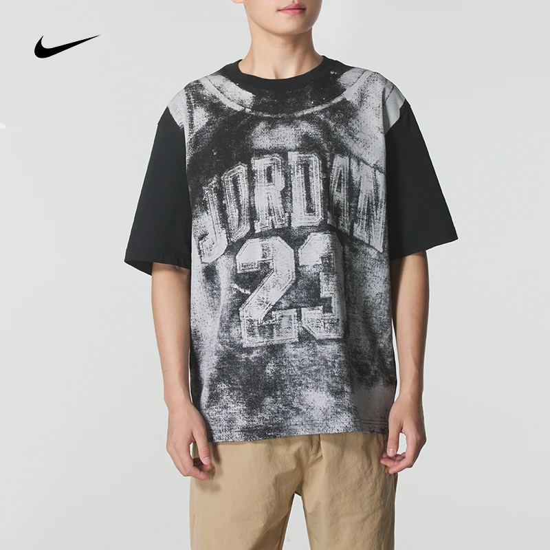 耐克/NIKE短袖男装2025新款JORDAN扎染涂鸦风印花质T恤HQ8931010