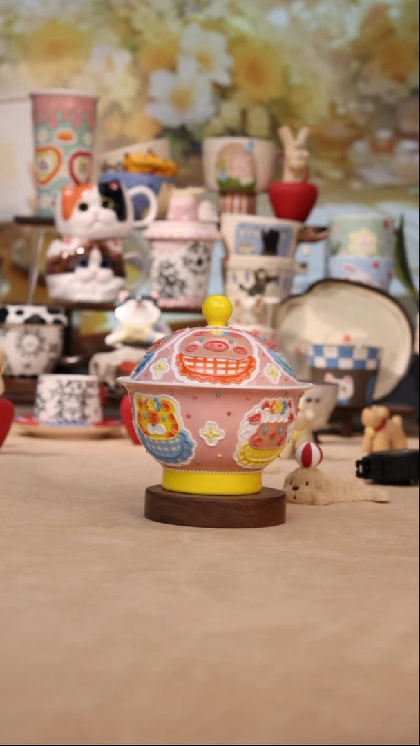 摆件景德镇原创手工陶瓷8273