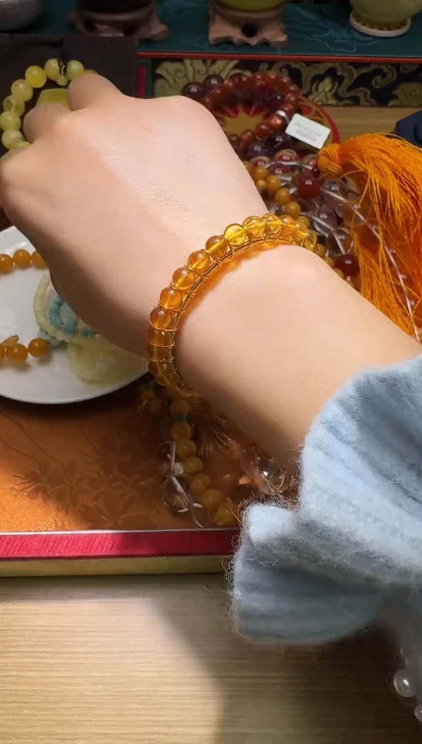 未镶嵌琥珀手镯多样性发一件 444