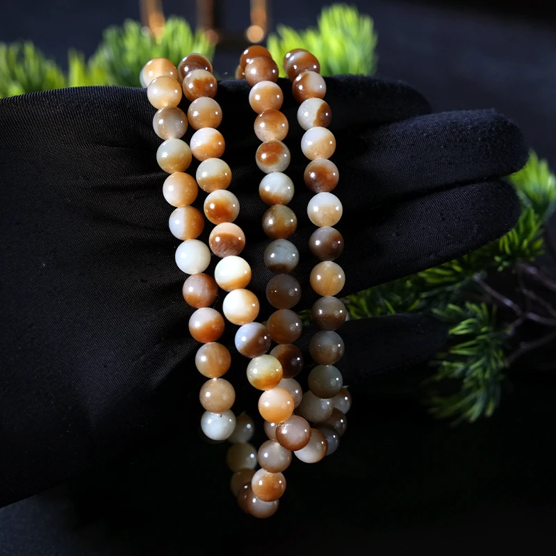 lot58 和田玉糖玉聚宝盆珠链/QG51229-186443 保利山东