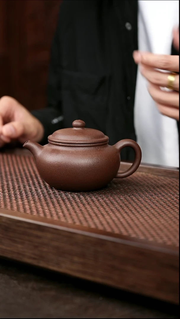 茶壶紫砂紫泥永福莲子