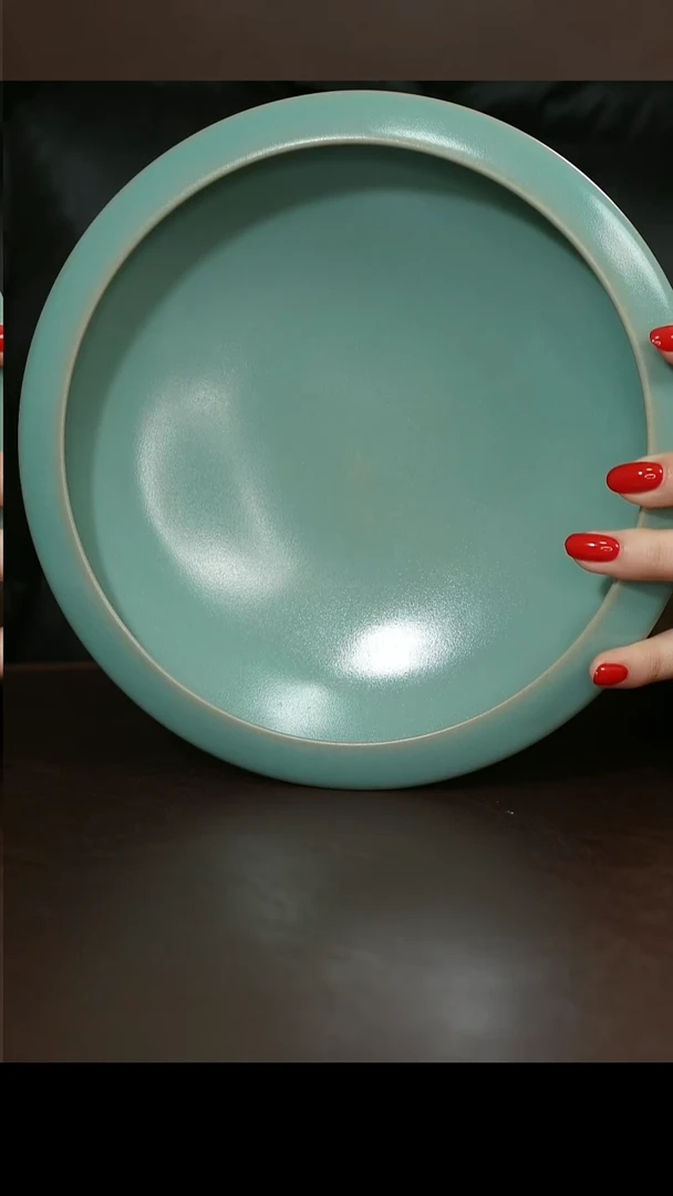 摆件瓷原矿原釉汝宋汝瓷 深腹洗