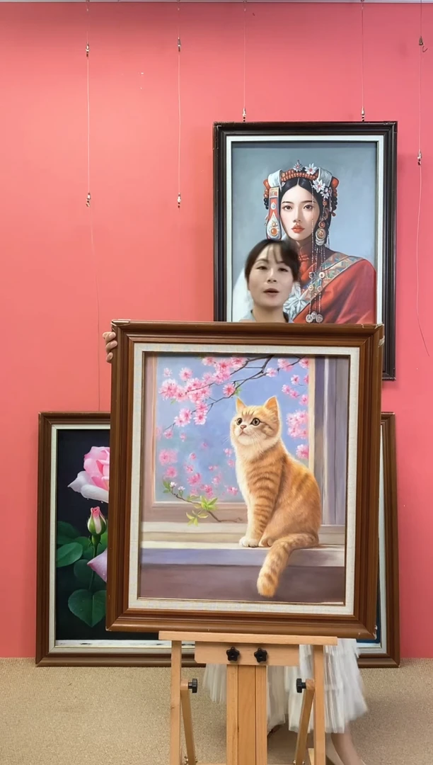 油画湾**林 尺寸50*60画芯（不含框）