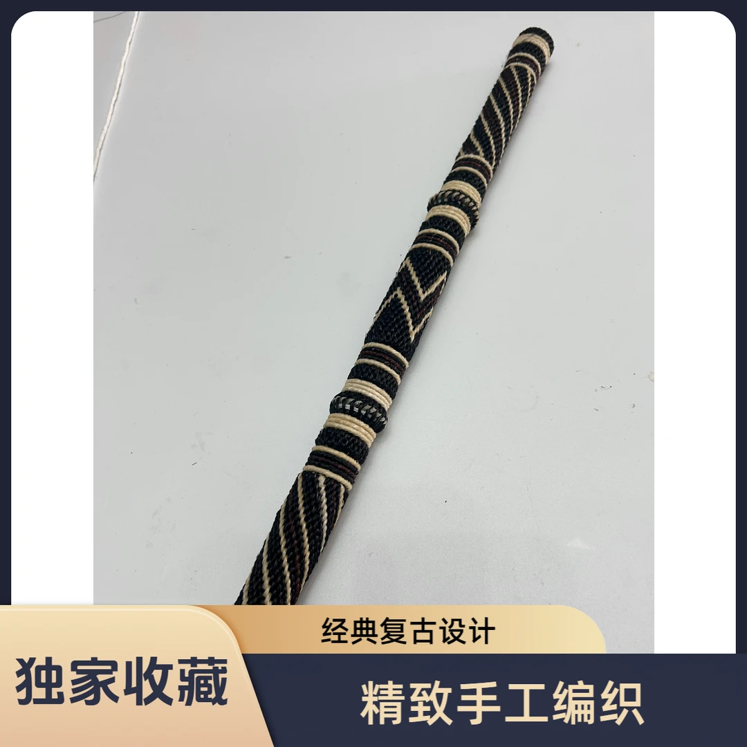 【收藏款-独家-全马尾编织】传统手工拂尘健身娱乐工艺品